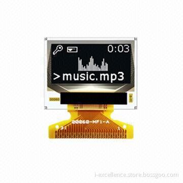 White Display OLED Module with 0.96-inch Diagonal AA Size and 128 x 64 Dots Resolution